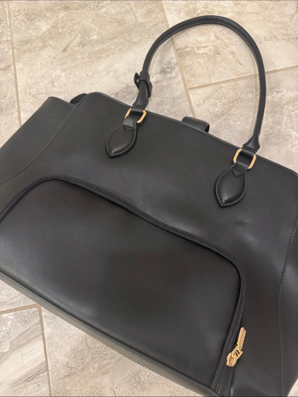 Work tote with built in lunchbox compartment
